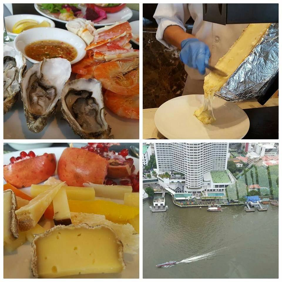 Flow – Millennium Hilton Bangkok: Bangkok’s Best Sunday Brunch – Best Cheeses, Sweeties &  360 Views of Chao Phraya River