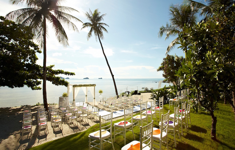 Beach Wedding at Conrad Koh Samui