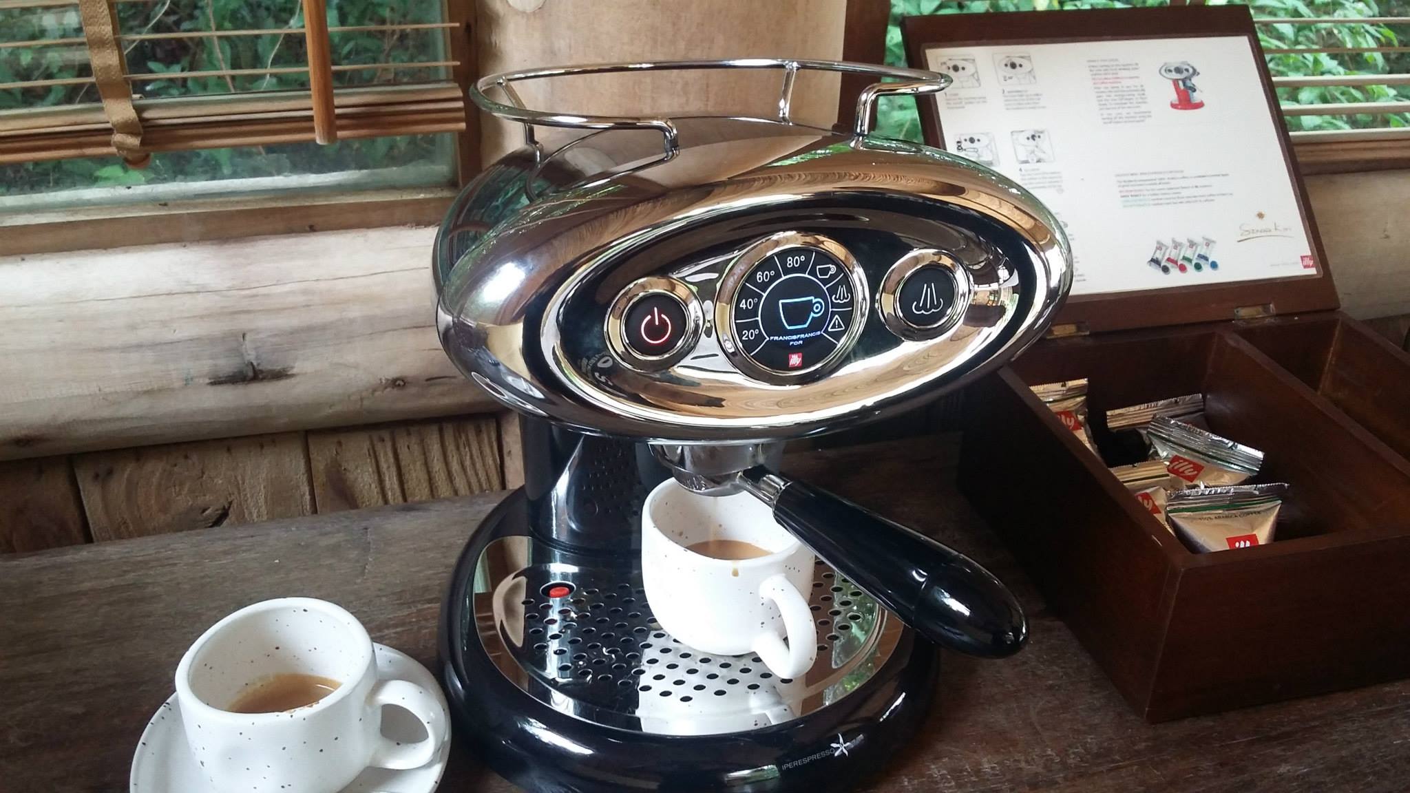Coffee machine in Soneva Kiri Koh Kood 
