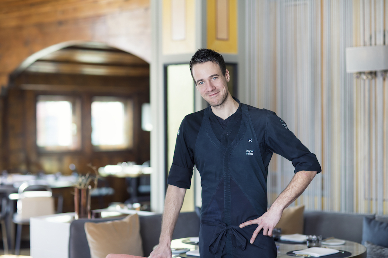 Chef Marcel Skibba, Head Chef of 1-Michelin Star IGNIV by Andreas Caminada Saint Moritz