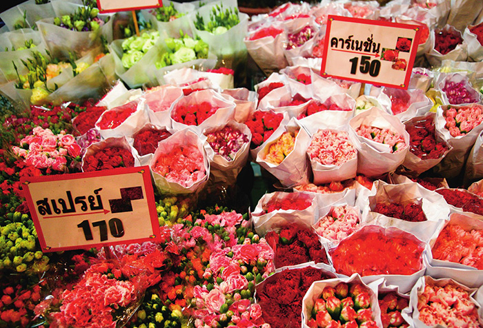 约皮曼市场/帕空市场 – Yodpiman Market/Pak Khlong Talat