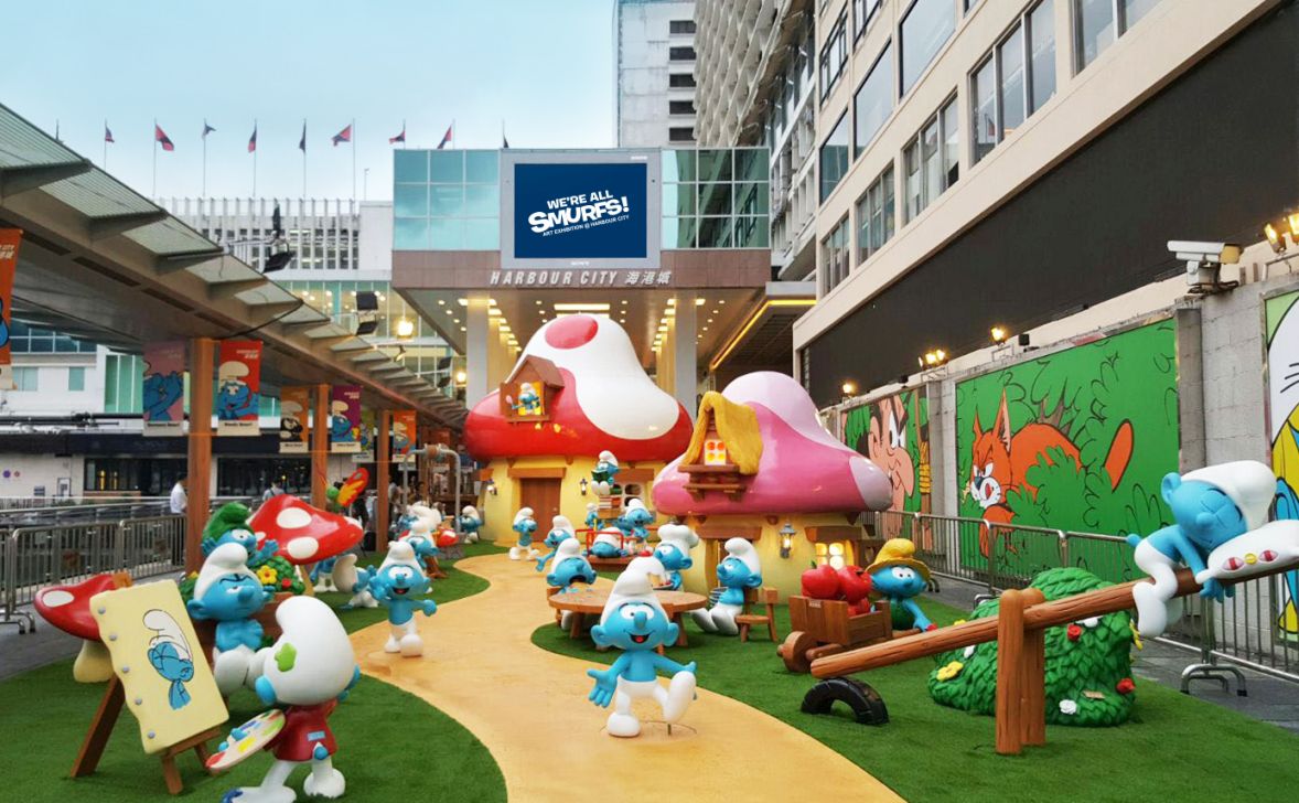 Catch the Smurfs in Hong Kong!