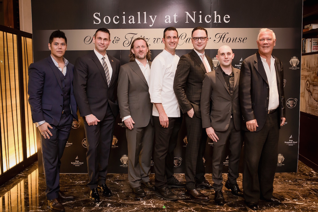 Socially at Niche – Sash & Fritz with Caviar House