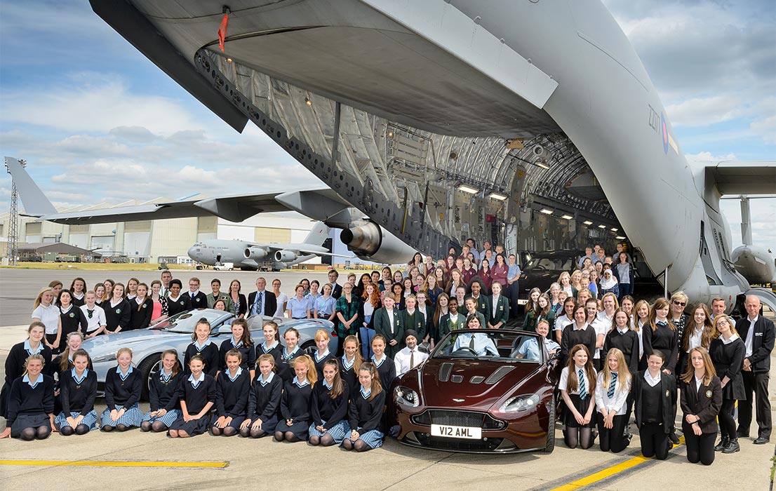 ASTON MARTIN TEAMS UP WITH THE RAF TO ATTRACT HIGH-FLYING WOMEN